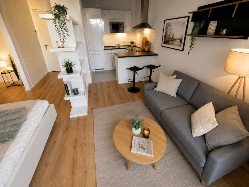 Dein neues Zuhause: Gemütliche 1,5-Zimmer-Wohnung, voll möbliert! — photo 1
